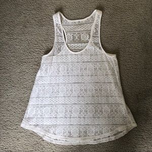 Nordstrom White Lace Tank ✨